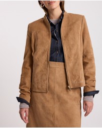 David Lawrence - Paignton Suede Leather Jacket