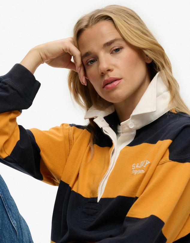 Superdry - Heritage Stripe Rugby Top