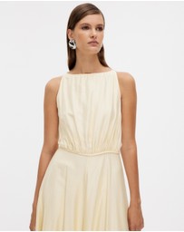 Minima Esenciales - Tia Halter Neck Midi Dress