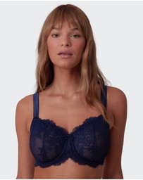 Bras N Things - Sienna Full Cup Bra -Navy