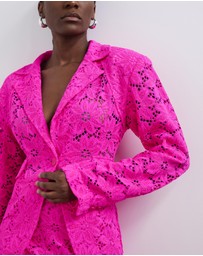 ROTATE - Lace Figure Fitted Blazer