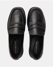 Tommy Hilfiger - Elettra Penny Leather Loafers - Women's