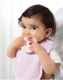 Playground - 2 Pack Silicone Teether - Stars & Cloud Pink