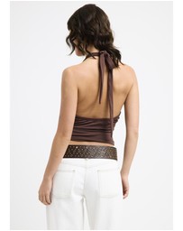 General Pants Co. Basics - Plunge Halter Top