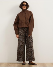 Atmos&Here - Aloura Leopard Print Pants