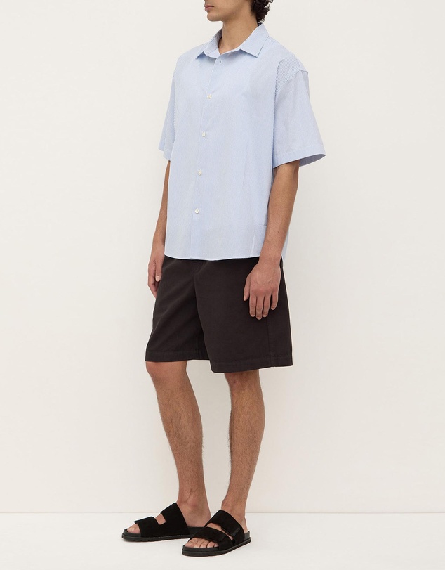 Assembly Label - Aron Poplin Stripe Short Sleeve Shirt