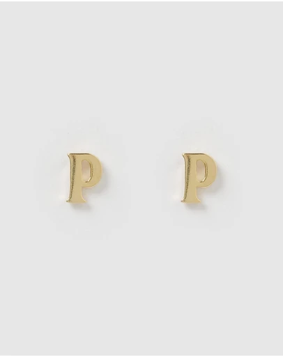 Izoa - Little Letter P Stud