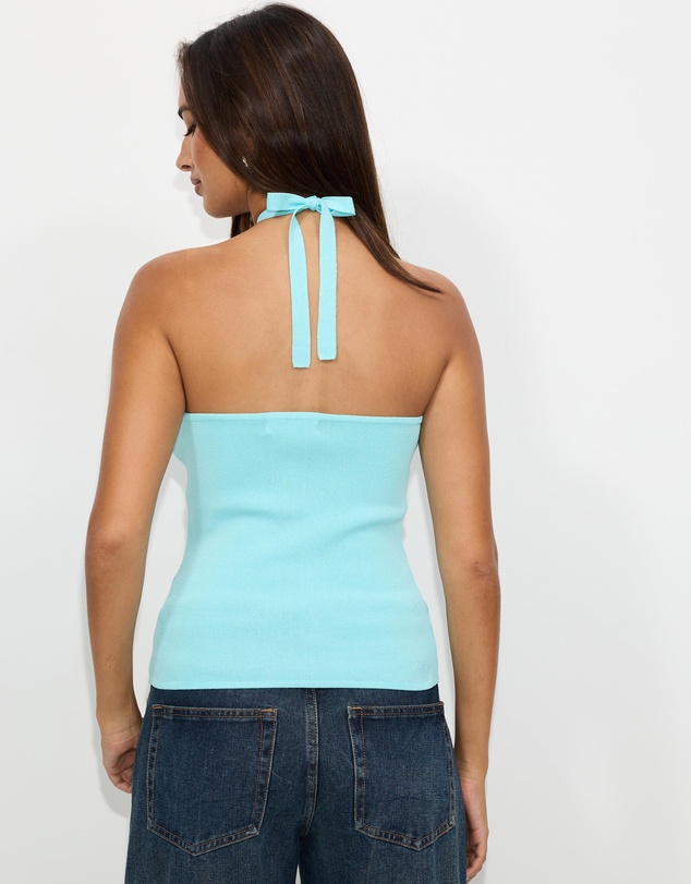 Dazie - Rosalie Halter Knit Top