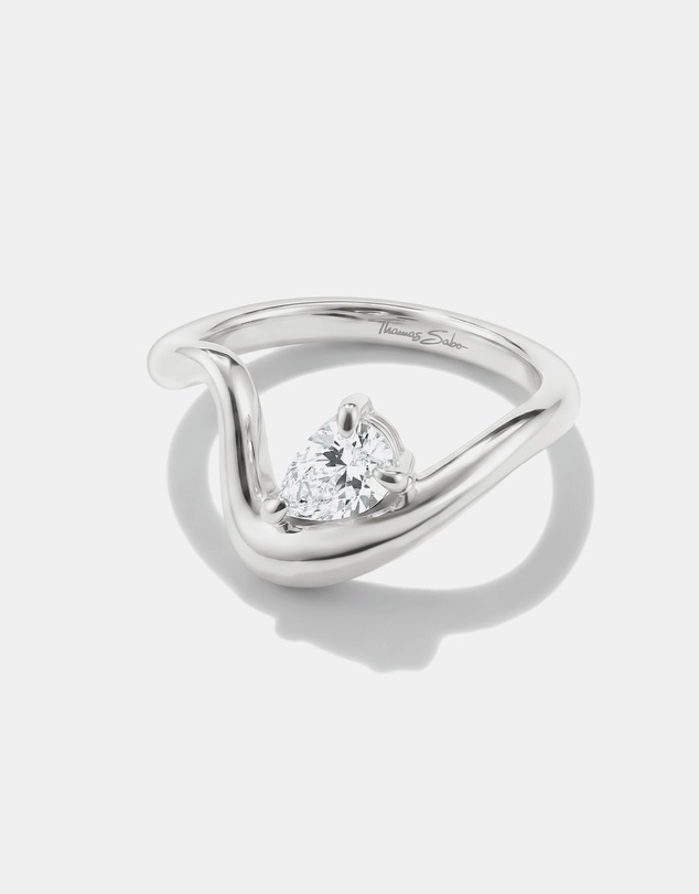 THOMAS SABO - THOMAS SABO Ring with zirconia in teardrop shape