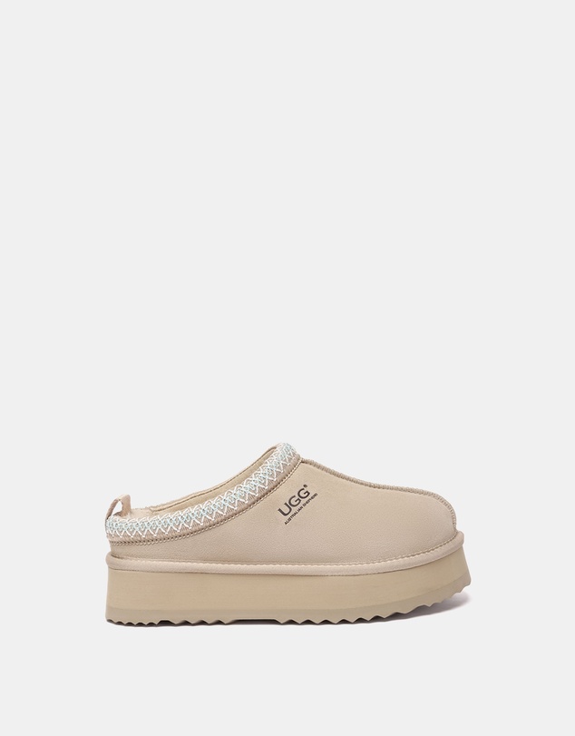 EVERAU - Australian Shepherd Ugg Tay Platform Cow Suede Upper House Shoes