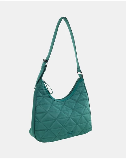 Pierre Cardin - Pierre Cardin Ladies Nylon Geometric Hobo Bag