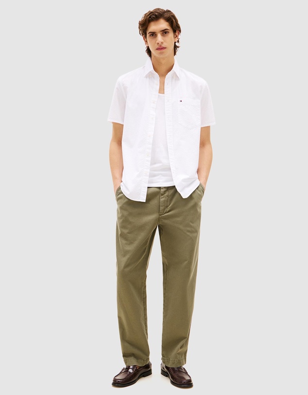 Tommy Hilfiger - Regular Fit Seersucker Short Sleeve Shirt