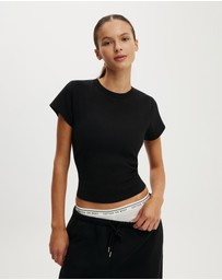 Cotton On Body Active - Active Rib Baby Tee