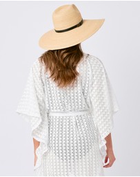 UNE PIECE - Wide Brim Madagascan Raffia Sun Hat