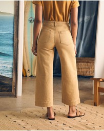Faherty - Natural Dye Denim Harbor Crop Pant