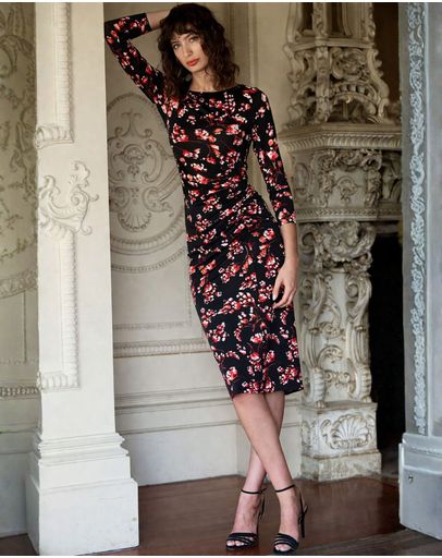 Black Pink Floral