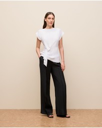 Trenery - Twist Front Top in White