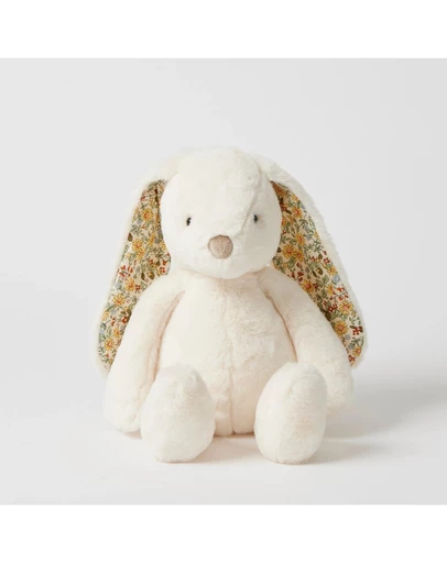 Jiggle and Giggle - Floral White Bunny Medium