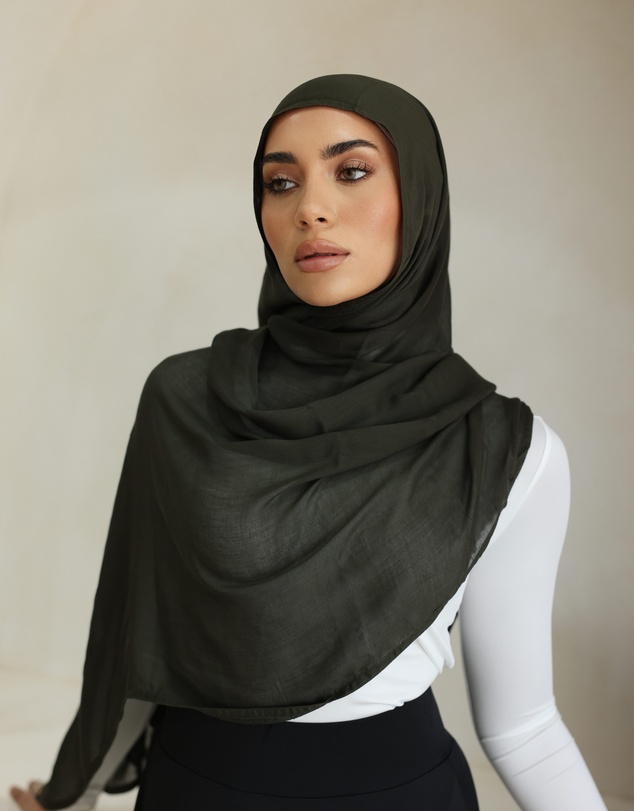 Mod Squad - Double Stitch Hijab- Forest
