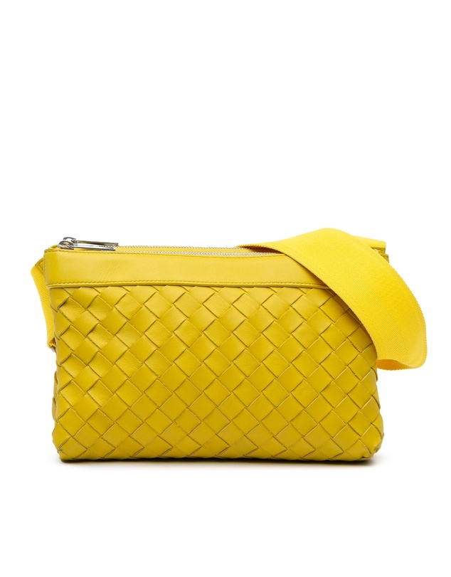 Pre-Loved by Azura Reborn - Pre-Loved bottega veneta Woven Leather Crossbody Bag