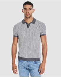 GUESS - Isaac Textured Polo Shirt