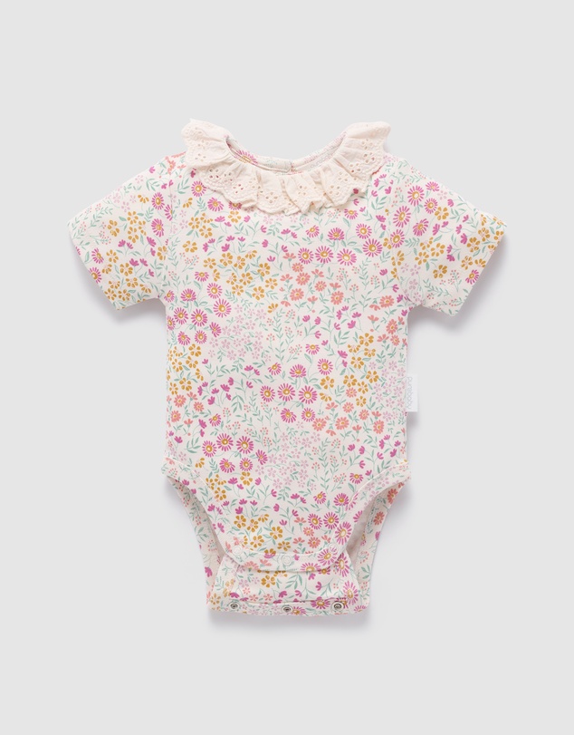 Purebaby - Printed Bodysuit-Babies