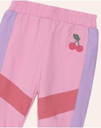 Huxbaby - Retro Cherry Spliced Trackpants - Babies-Kids