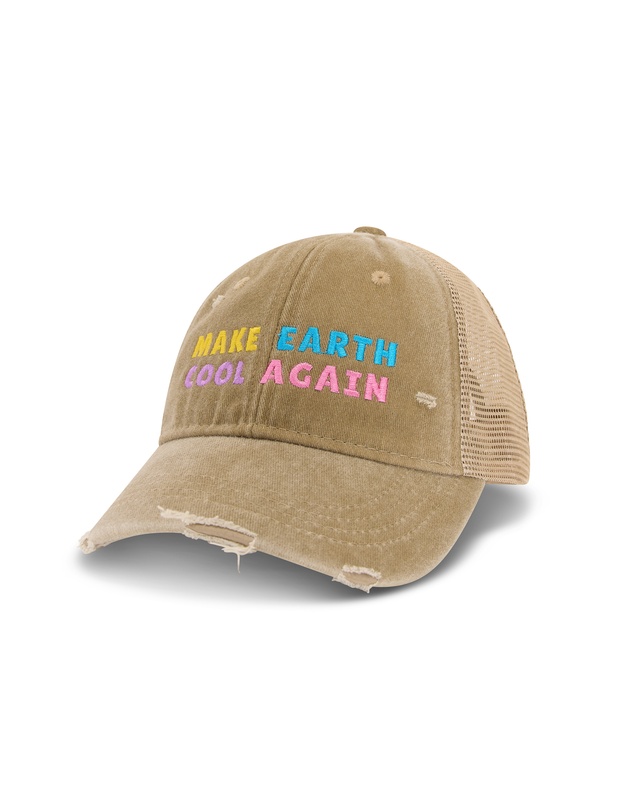 THE TALES - Make Earth Cool Again Destroyed Trucker Cap