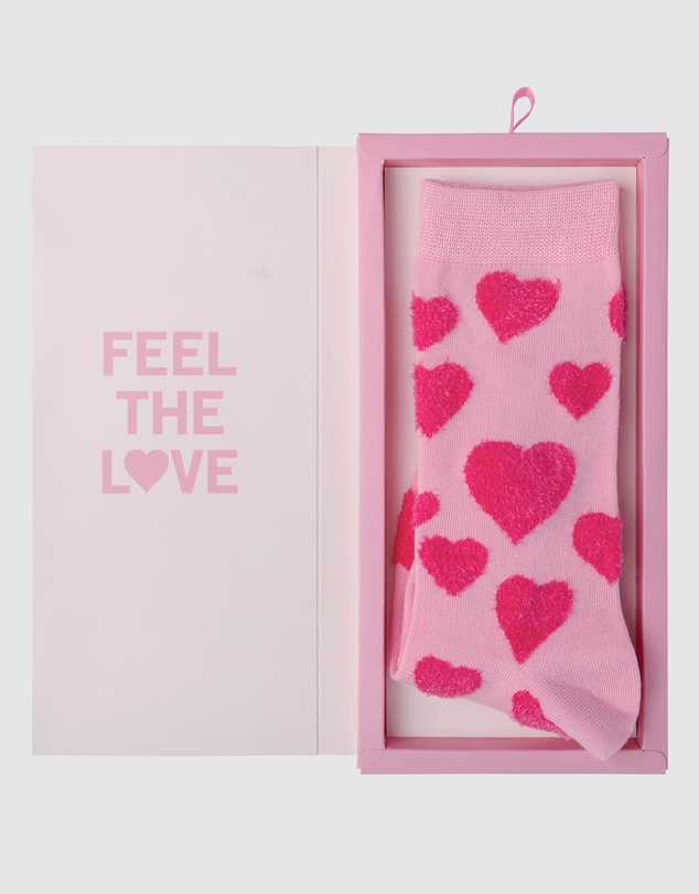 Bamboozld - Women's Jersey Short & Hearts Sock Card Gift Set