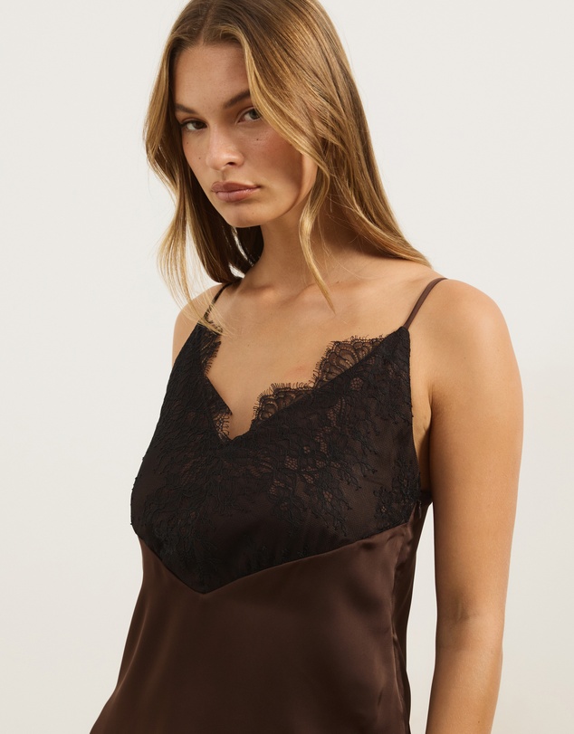 Atmos&Here - Mirelda Satin Lace Camisole