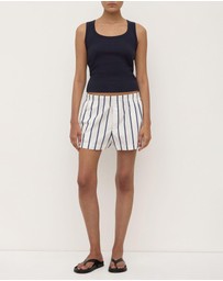 Assembly Label - Robyn Scoop Neck Rib Tank Top