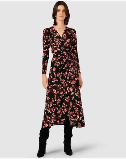Black Pink Floral