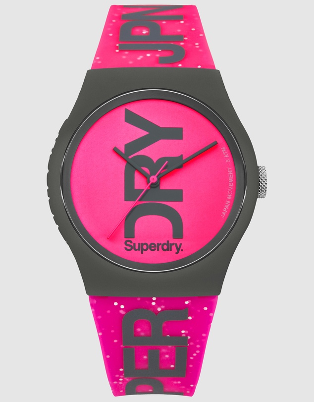 Superdry - Glitter Pink Watch