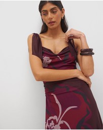 MON RENN - Lima Cowl Neck Dress