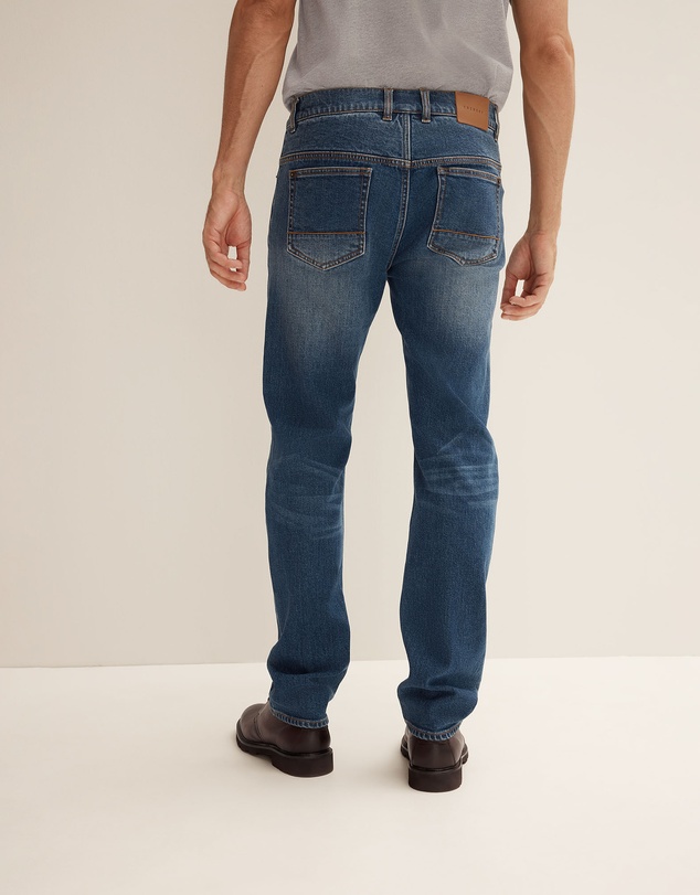 Trenery - Regular Light Wash Jean in Faded Blue