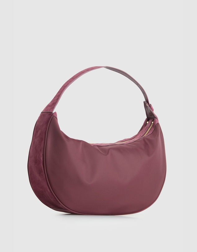 Evity - Noemie Leather Trim Shoulder Bag