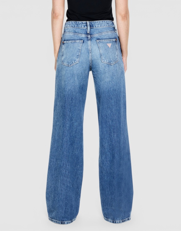 GUESS - Mid-Rise Sexy Palazzo Jeans