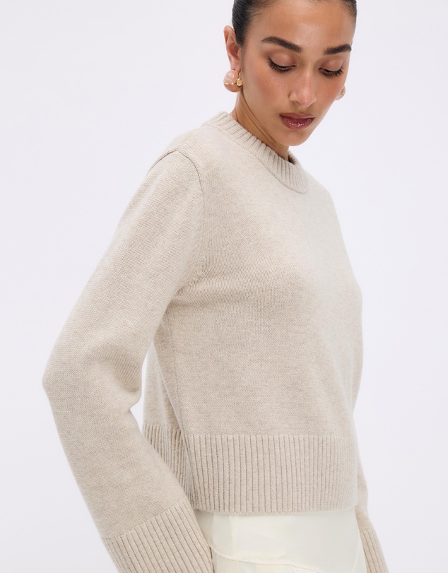 Minima Esenciales - Talen Merino Wool Cashmere Blend Jumper