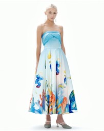 JUSTIN TONG - Aquarelle Midi Dress
