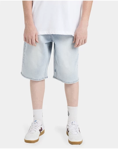 Volcom - Boys 8 to 16 Billow Denim Shorts