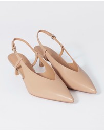 & Other Stories - Classic Leather Slingback Pumps