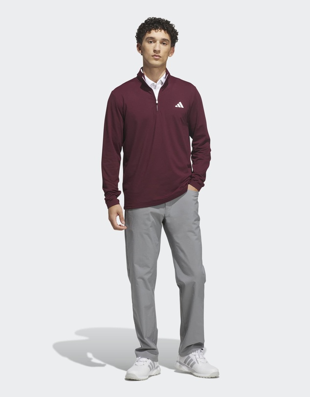 adidas Performance - PERFORMANCE TEXTURE QUARTER-ZIP SWEATSHIRT Mens