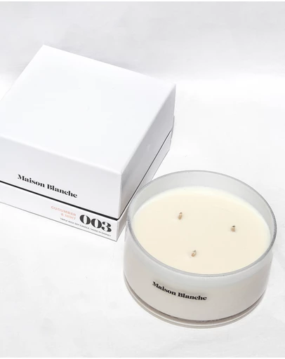 Maison Blanche - 003 Cucumber & Mint - Deluxe Candle