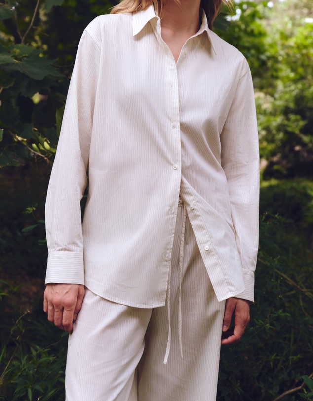 Assembly Label - Marina Stripe Fitted Shirt