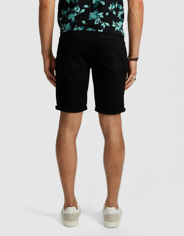 yd. - Christos Ripped Denim Short