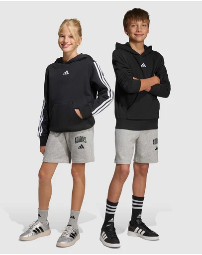 adidas Sportswear - Seasonals Collegiate Typography Shorts - Kids-Teens