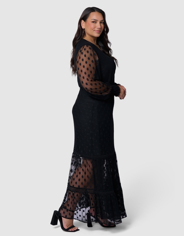 Pink Dusk by Curve Project - Secret Obsession Maxi Dress