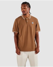 Malbon - Fairway Applique Pique Polo