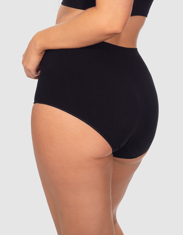 B Free Intimate Apparel - Seamless Cotton Full Briefs - 3 Pack