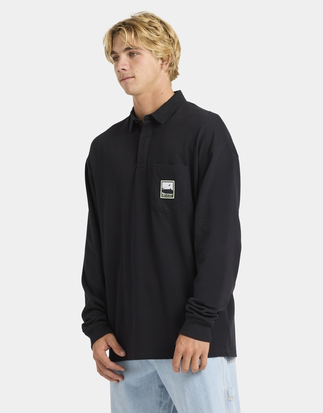 Quiksilver - Mens Mercury Rugby Long Sleeve T-Shirt